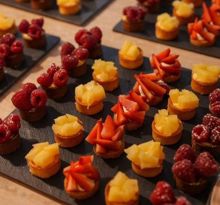 Bouchées apéritives servies à Lumaya Garden